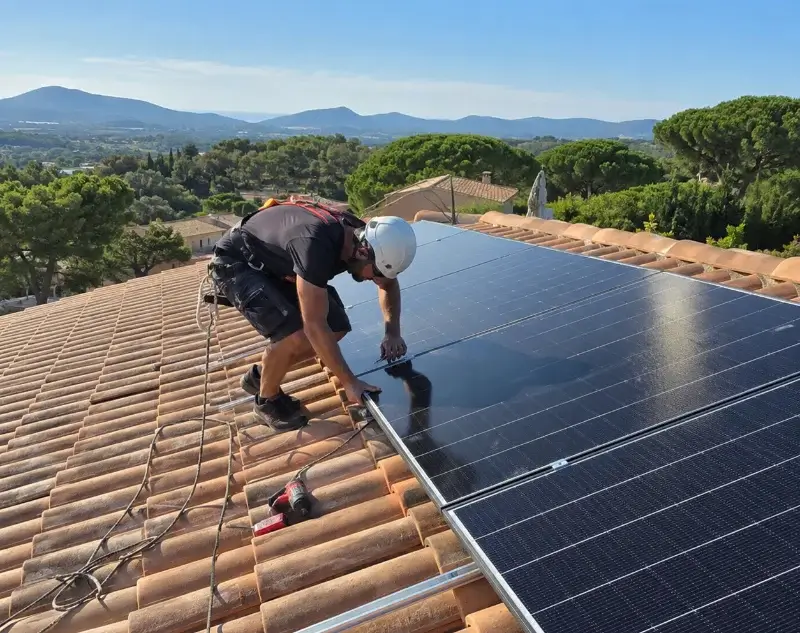 Installateur panneaux solaires Saint-Michel-d'Euzet — pose photovoltaïque sur toiture